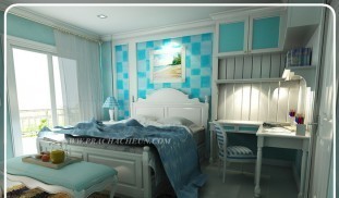 3 D perspective ห้องนอน ตกแต่งภายในอาคารพาณิชย์