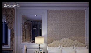 3 D perspective ห้องนอน ตกแต่งภายในบ้าน เศรษฐสิริ