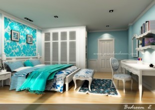 3 D Perspective ตกแต่งภายใน เฟอร์นิเจอร์บิ้วอิน