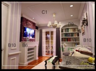 3 D Perspective ตกแต่งภายใน ตกแต่งภายใน คอนโดลุมพินี วิลล์ พิบูลสงคราม-ริเวอร์วิว