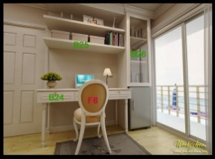 ตกแต่งภายในคอนโดLPN riverside rama3